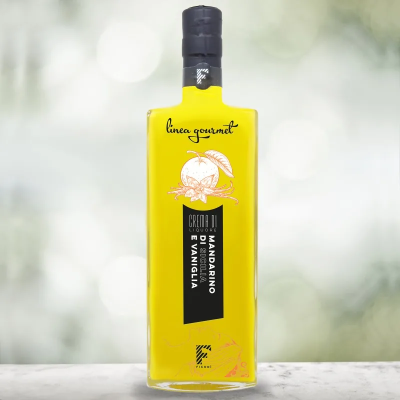 Crema Liquore Mandarino Di Sicilia E Vaniglia — Ficodi Sicilian Spirits