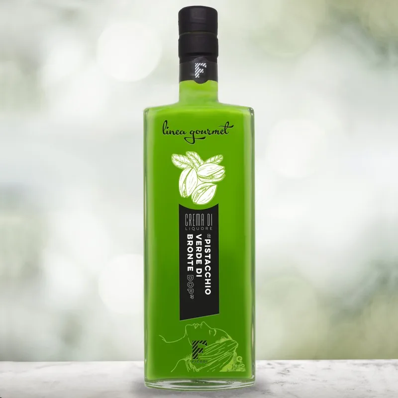 Crema Liquore Pistacchio Verde Di Bronte Dop — Ficodi Sicilian Spirits