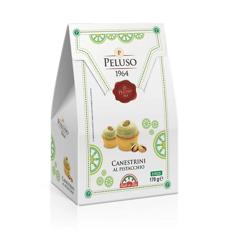 Biscotti pasta frolla Canestrini al Pistacchio — Peluso 1964