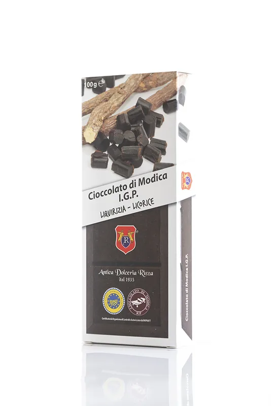 Cioccolato di Modica — Liquirizia — Antica Dolceria Rizza