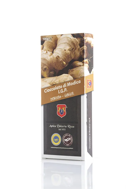 Cioccolato di Modica — Zenzero — Antica Dolceria Rizza