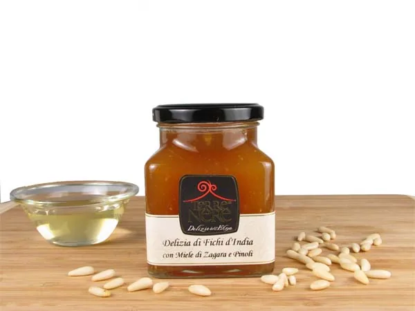 Delizia Fichi India Miele Zagara Pinoli gr350 — Terre Nere dell'Etna
