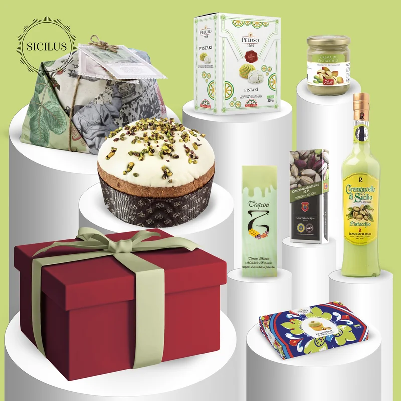 Bronte Pistacchio — Cesta Natalizia Aziendale Siciliana
